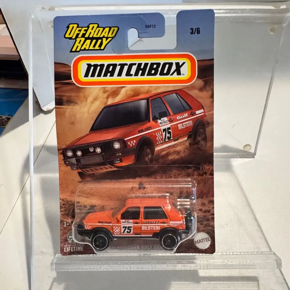 2024 Matchbox Off Road Rally Series #3 '90 Volkswagen Golf Country Orange
